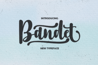 Bandet: A Script Handwritten Font for Dynamic Brand Campaigns