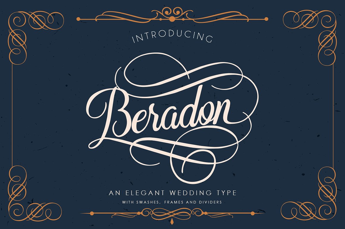 Beradon: A Script Font for Editorial Elegance