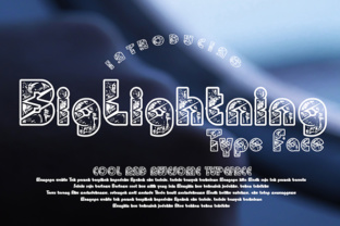 BigLightning: A Decorative Font for Bold Campaigns