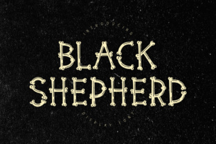 Black Shepherd: A Bone-Infused Font for Spooky Creativity