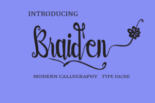 Braiden: A Script Font with Personality for Creative Branding