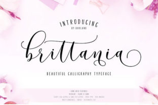 Brittania: A Timeless Script Font for Crafters and Designers