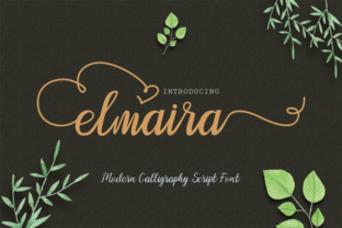 Elmaira: A Script Handwritten Font for Editorial Design and Branding