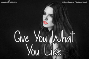 Give You What You Like: A Script Handwritten Font for Digital Creativity