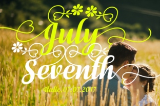 July Seventh Italic: A Script Font for Creative Branding