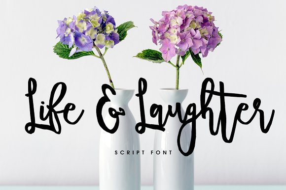Life Laughter: A Script Handwritten Font for Creative Branding