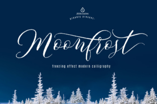 Moonfrost: A Script Handwritten Font for Editorial Design