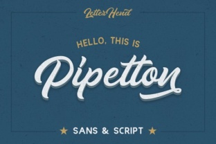 Pipetton: A Script Font for Editorial Elegance