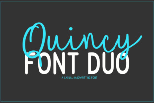 Quincy: A Script Handwritten Font for Modern Web Design