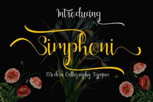 Simphoni: A Script Font for Elegant Editorial Design