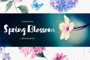 Spring Blossom: A Font for Elegant Storytelling