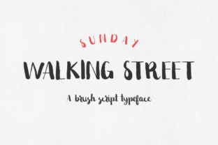 Sunday Walking Street: The Perfect Font for Small Business Branding