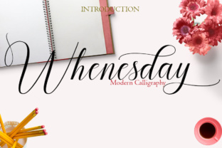 Whenesday: A Script Font for Elegant Editorial Design